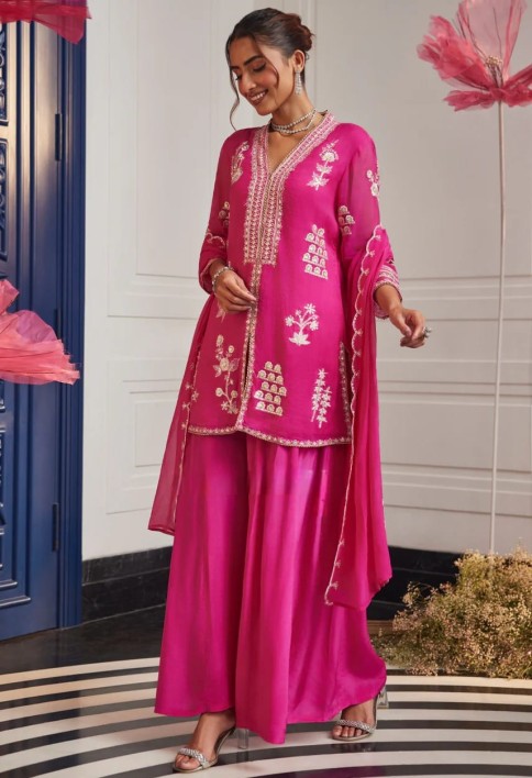 Fuchsia Fables-Palazzo Set